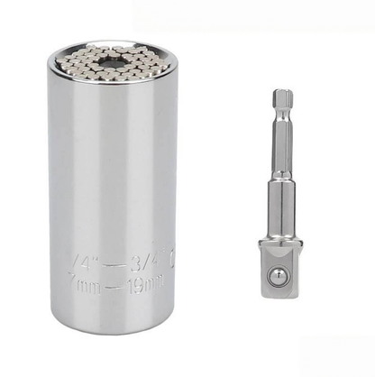 ⚙️ SELF-ADJUSTING SOCKET | Universal Multi-Size Adapter for Nuts, Bolts, Hooks & Everyday Fasteners