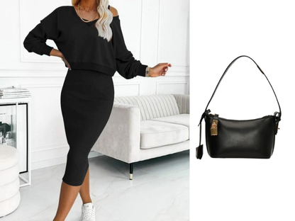 💥2026 New Arrive - 49% OFF💥Women's 2-Piece Set Sleeveless Dress & Loose V-Neck Pullover