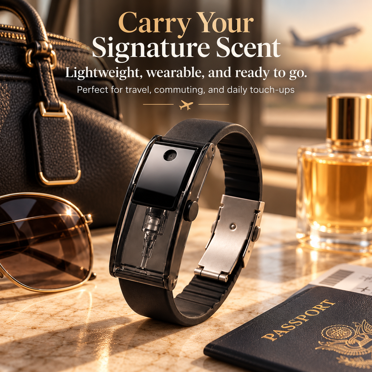 😏🧲 Your Secret Scent Weapon 🔥  Wearable Refillable Fragrance Spray Bracelet  One Press, Stay Fresh & Make Them Lean Closer.