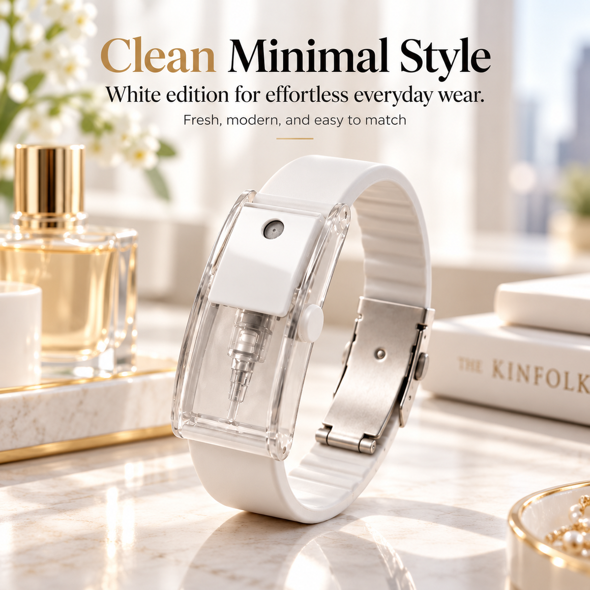 😏🧲 Your Secret Scent Weapon 🔥  Wearable Refillable Fragrance Spray Bracelet  One Press, Stay Fresh & Make Them Lean Closer.