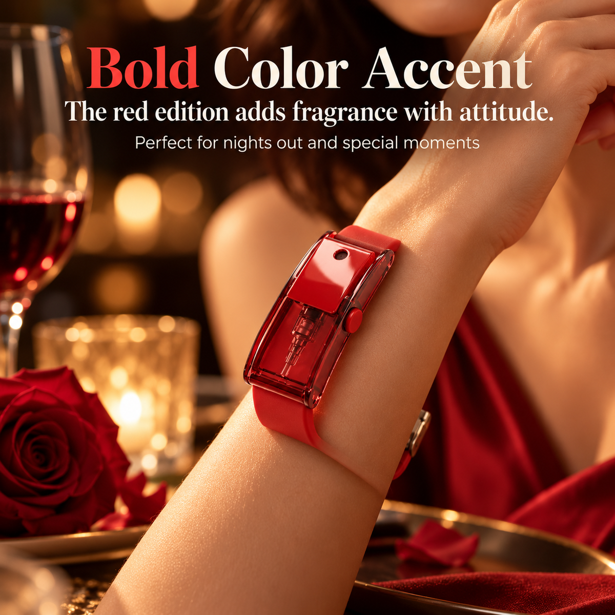 😏🧲 Your Secret Scent Weapon 🔥  Wearable Refillable Fragrance Spray Bracelet  One Press, Stay Fresh & Make Them Lean Closer.
