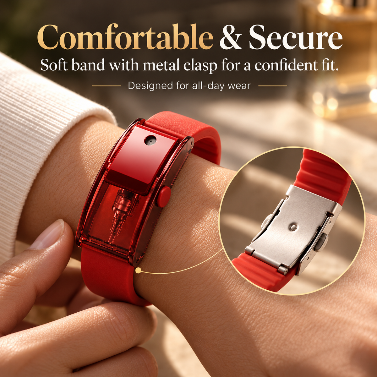 😏🧲 Your Secret Scent Weapon 🔥  Wearable Refillable Fragrance Spray Bracelet  One Press, Stay Fresh & Make Them Lean Closer.