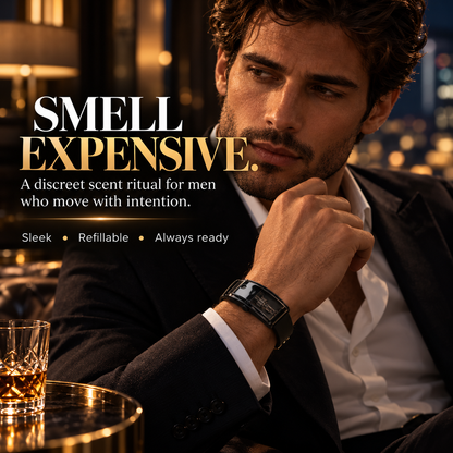😏🧲 Your Secret Scent Weapon 🔥  Wearable Refillable Fragrance Spray Bracelet  One Press, Stay Fresh & Make Them Lean Closer.