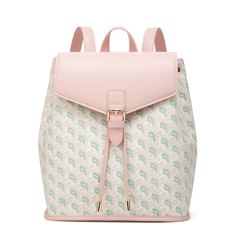 Chic Women’s Patterned Backpack – Lightweight Travel & Everyday Shoulder Bag